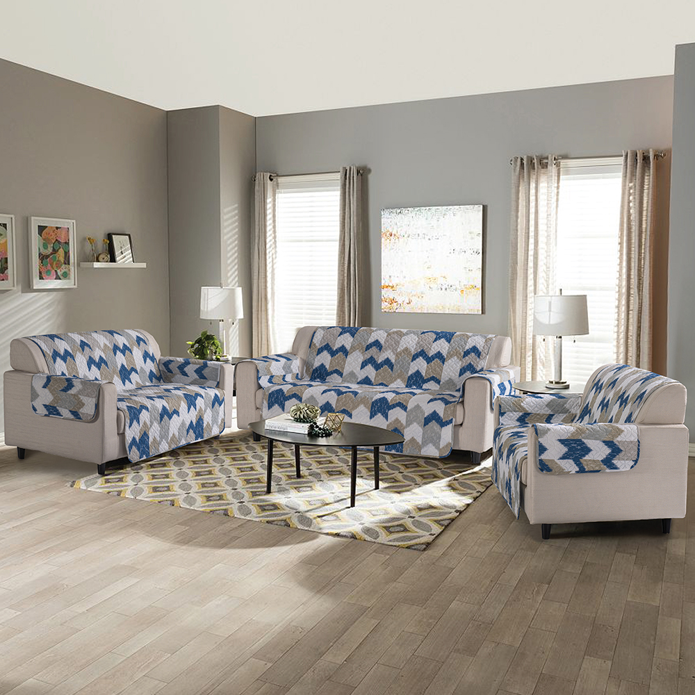 99.99% Polyester typis et solidum duplex-lateribus uti lecto lectus operimentum III-pieces Set